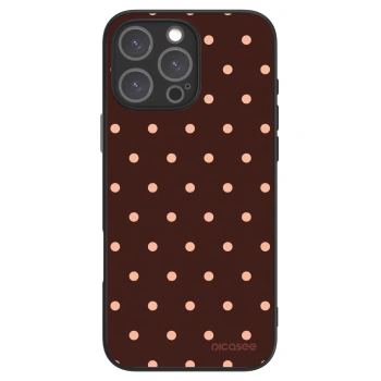 Picasee ULTIMATE CASE za Apple iPhone 16 Pro Max - Peach Dots & Chocolate