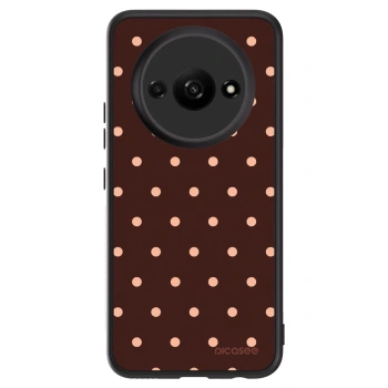 Ovitek za Xiaomi Redmi A3 - Peach Dots & Chocolate