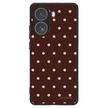 Ovitek za Xiaomi Poco X7 Pro 5G - Peach Dots & Chocolate