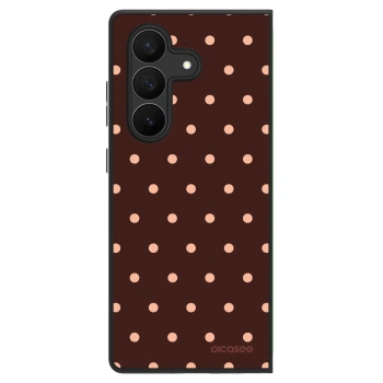 Ovitek za Samsung Galaxy Z Fold7 5G - Peach Dots & Chocolate