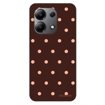 Ovitek za Xiaomi Redmi Note 13 4G - Peach Dots & Chocolate