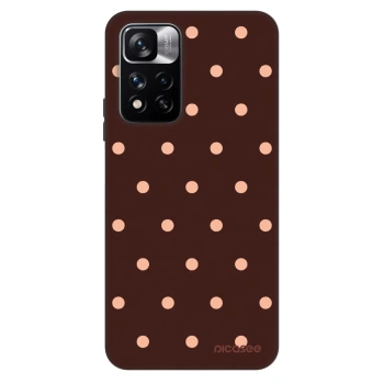 Ovitek za Xiaomi Redmi Note 11 Pro - Peach Dots & Chocolate