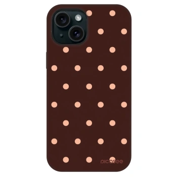 Ovitek za Apple iPhone 13 - Peach Dots & Chocolate
