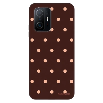 Ovitek za Xiaomi 11T - Peach Dots & Chocolate