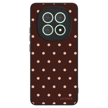 Ovitek za Xiaomi Redmi Note 15 4G - Peach Dots & Chocolate