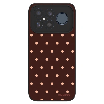 Ovitek za Xiaomi Poco F8 Ultra - Peach Dots & Chocolate