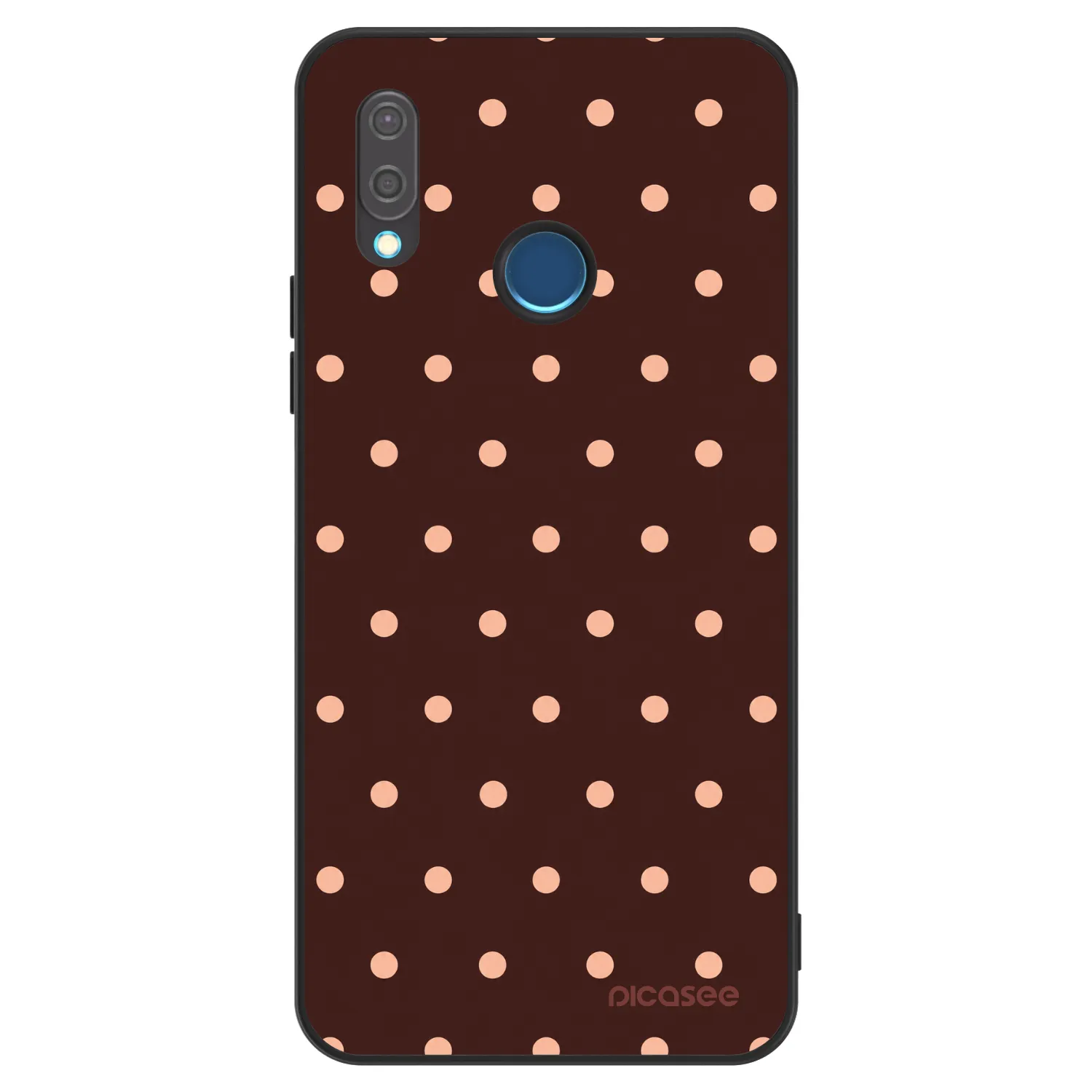 Picasee ULTIMATE CASE za Huawei P20 Lite - Peach Dots & Chocolate