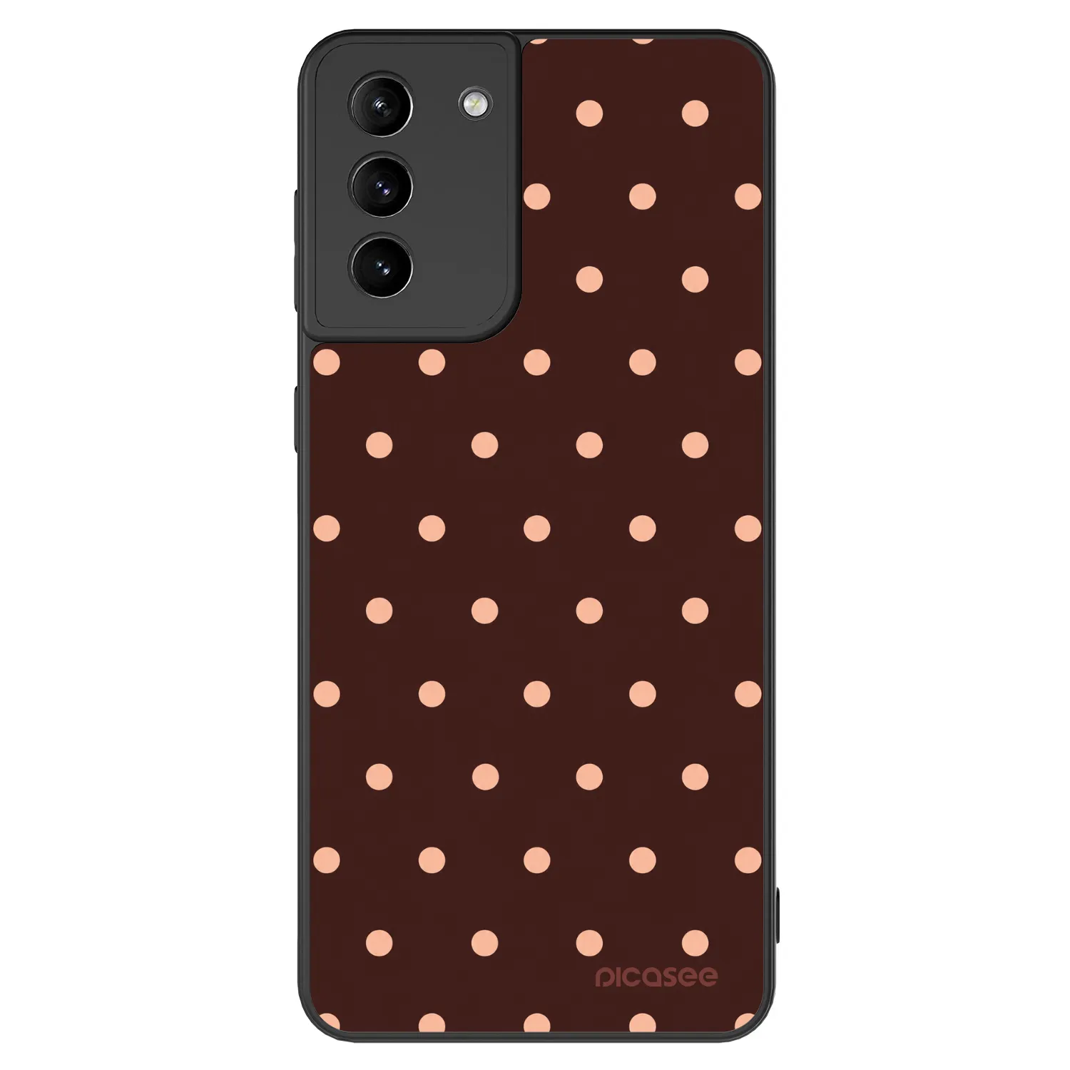 Picasee ULTIMATE CASE za Samsung Galaxy S21+ 5G G996F - Peach Dots & Chocolate
