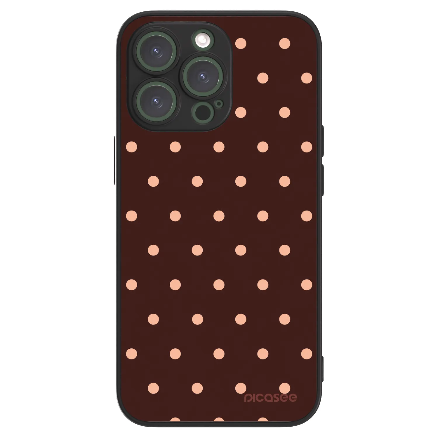 Picasee ULTIMATE CASE za Apple iPhone 13 Pro - Peach Dots & Chocolate