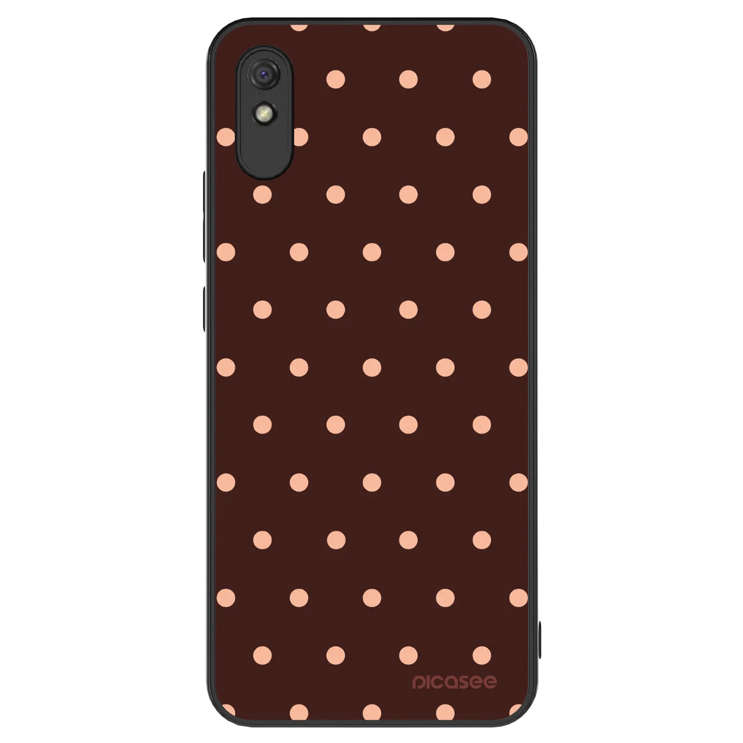 Picasee ULTIMATE CASE za Xiaomi Redmi 9AT - Peach Dots & Chocolate
