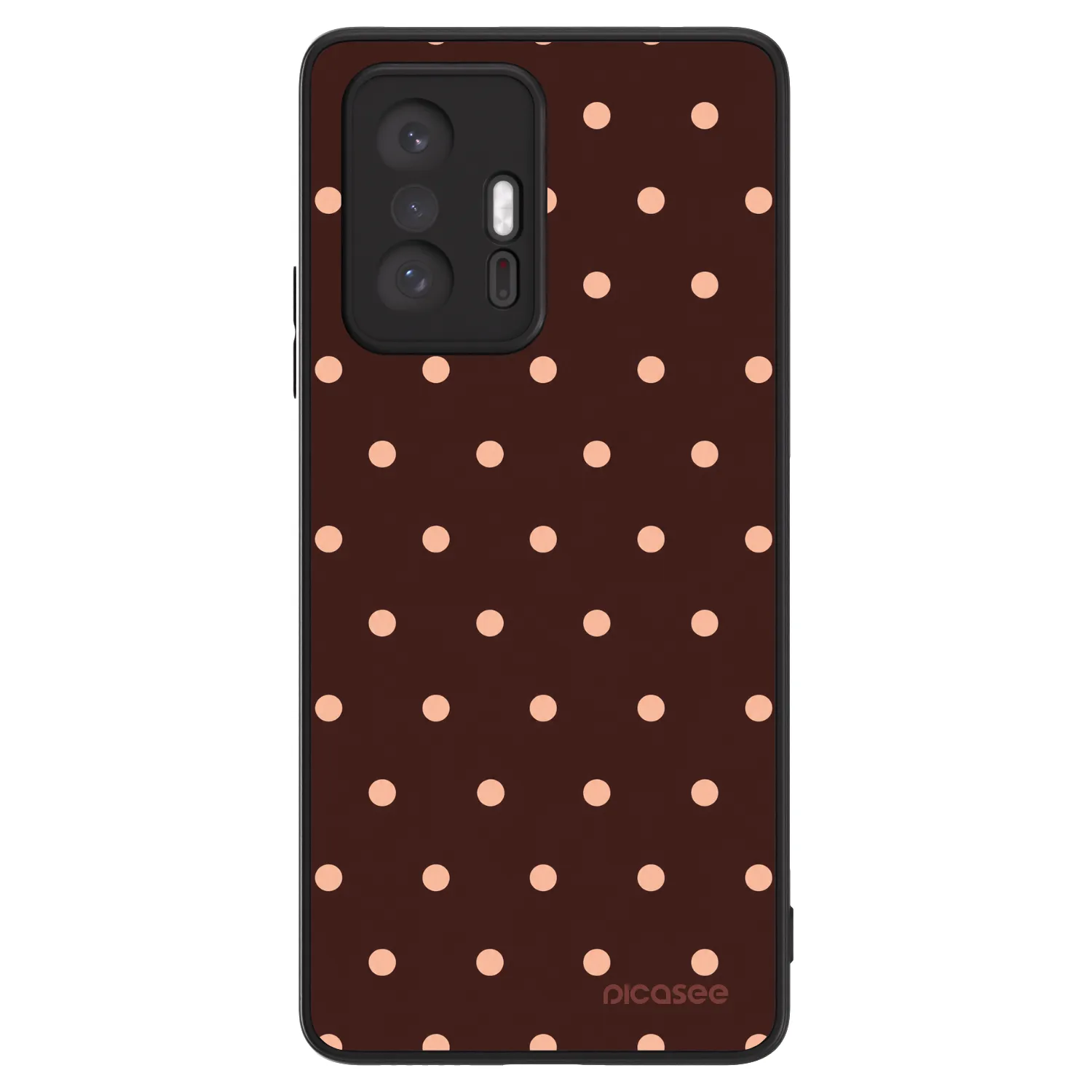 Picasee ULTIMATE CASE za Xiaomi 11T Pro - Peach Dots & Chocolate