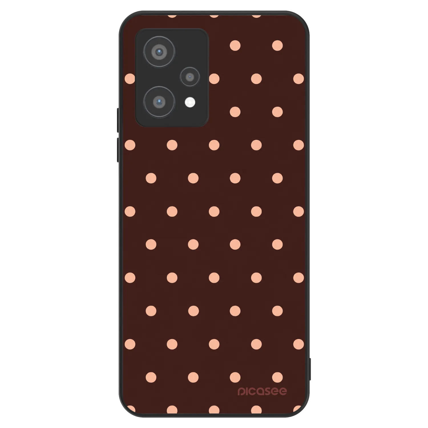 Picasee ULTIMATE CASE za Realme 9 Pro 5G - Peach Dots & Chocolate