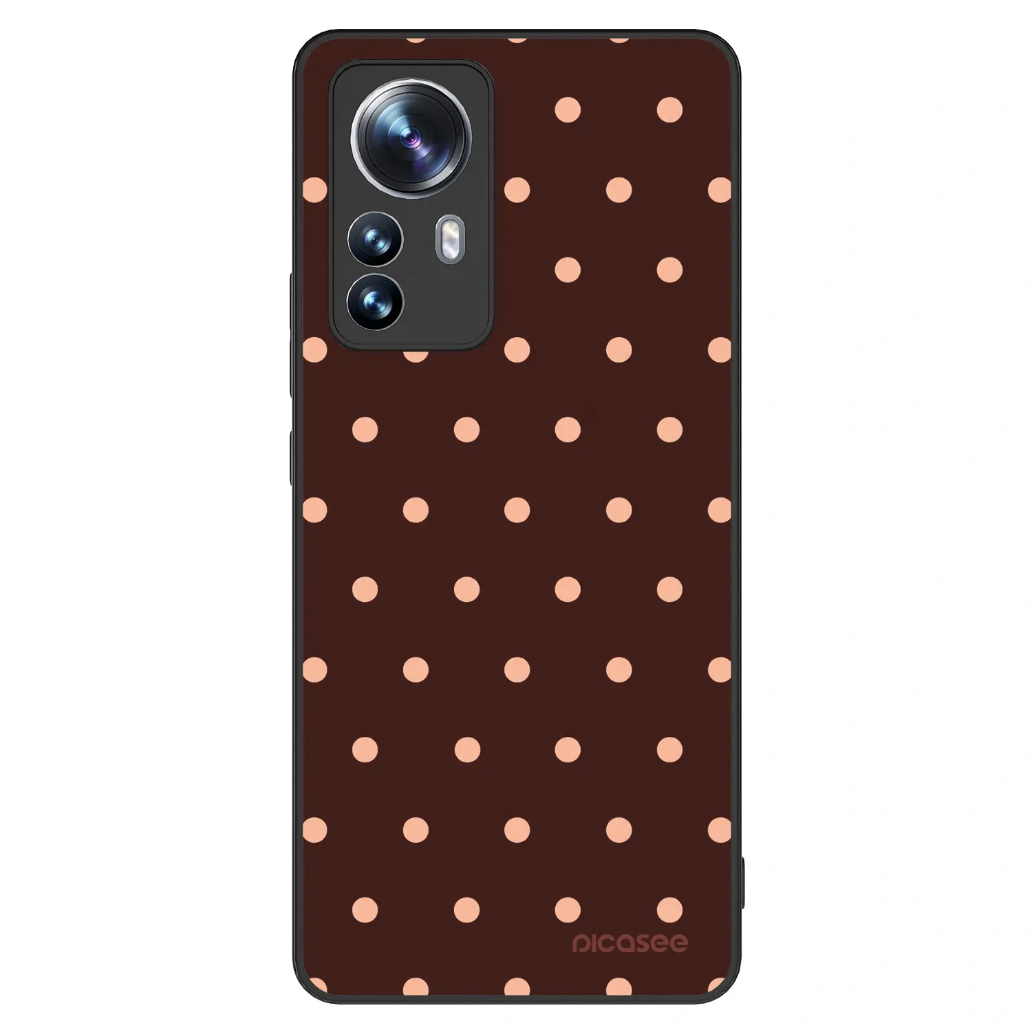 Picasee ULTIMATE CASE za Xiaomi 12 Pro - Peach Dots & Chocolate