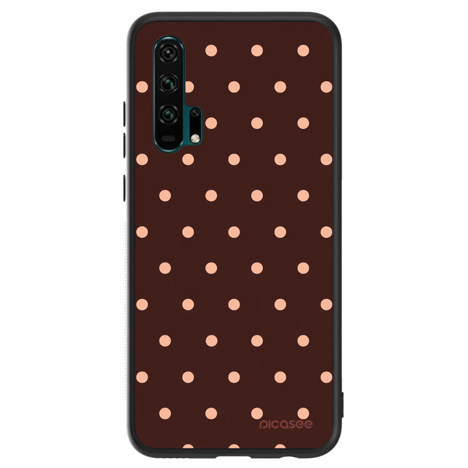 Picasee ULTIMATE CASE za Honor 20 Pro - Peach Dots & Chocolate