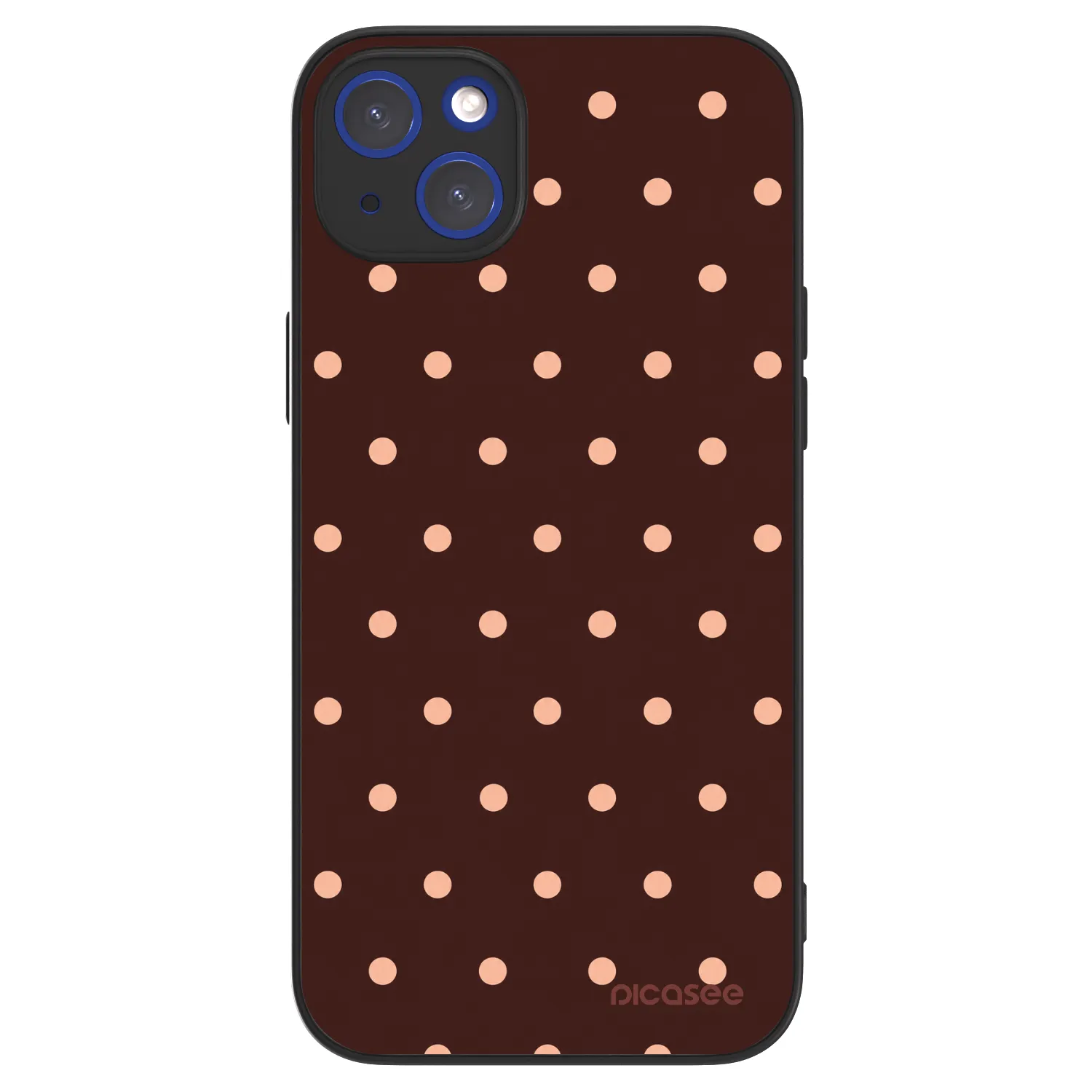Picasee ULTIMATE CASE MagSafe za Apple iPhone 14 Plus - Peach Dots & Chocolate