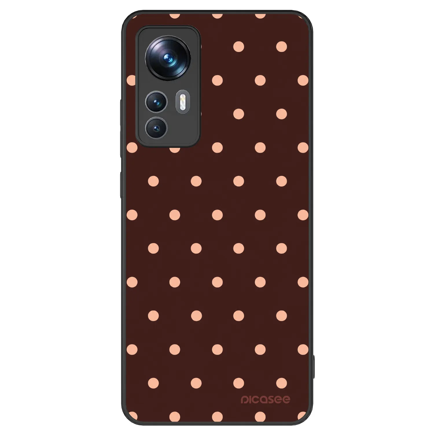 Picasee ULTIMATE CASE za Xiaomi 12T - Peach Dots & Chocolate