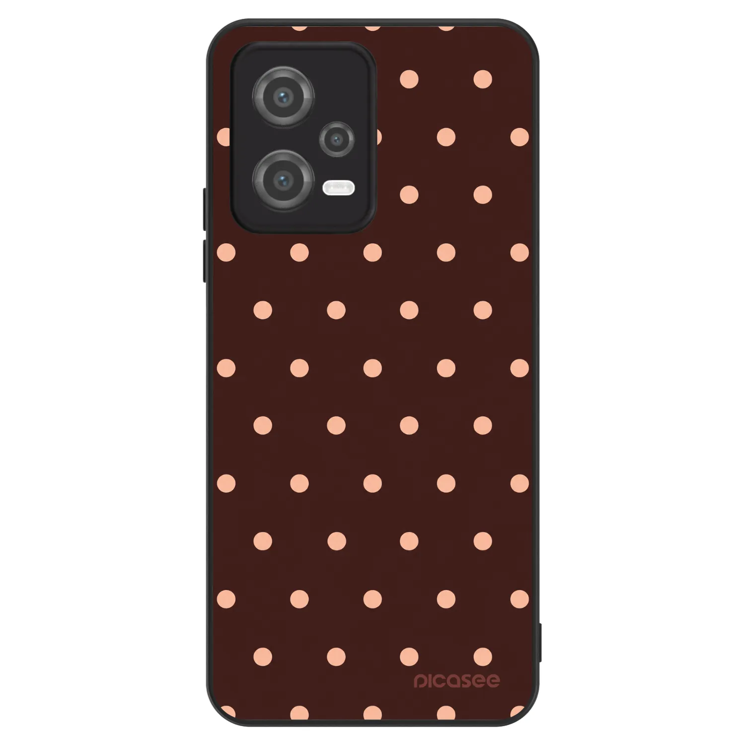 Picasee ULTIMATE CASE za Xiaomi Poco X5 - Peach Dots & Chocolate