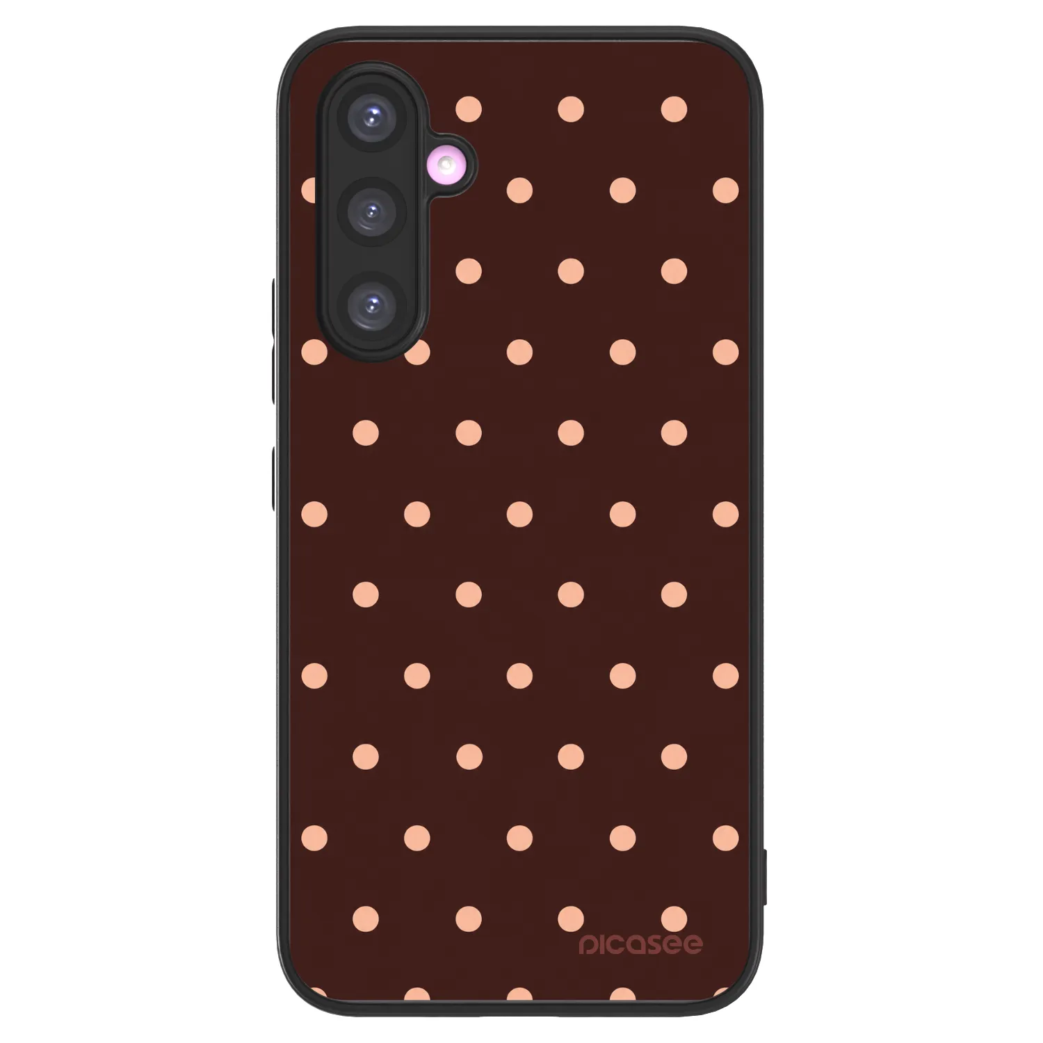 Picasee ULTIMATE CASE za Samsung Galaxy A54 5G A546B - Peach Dots & Chocolate