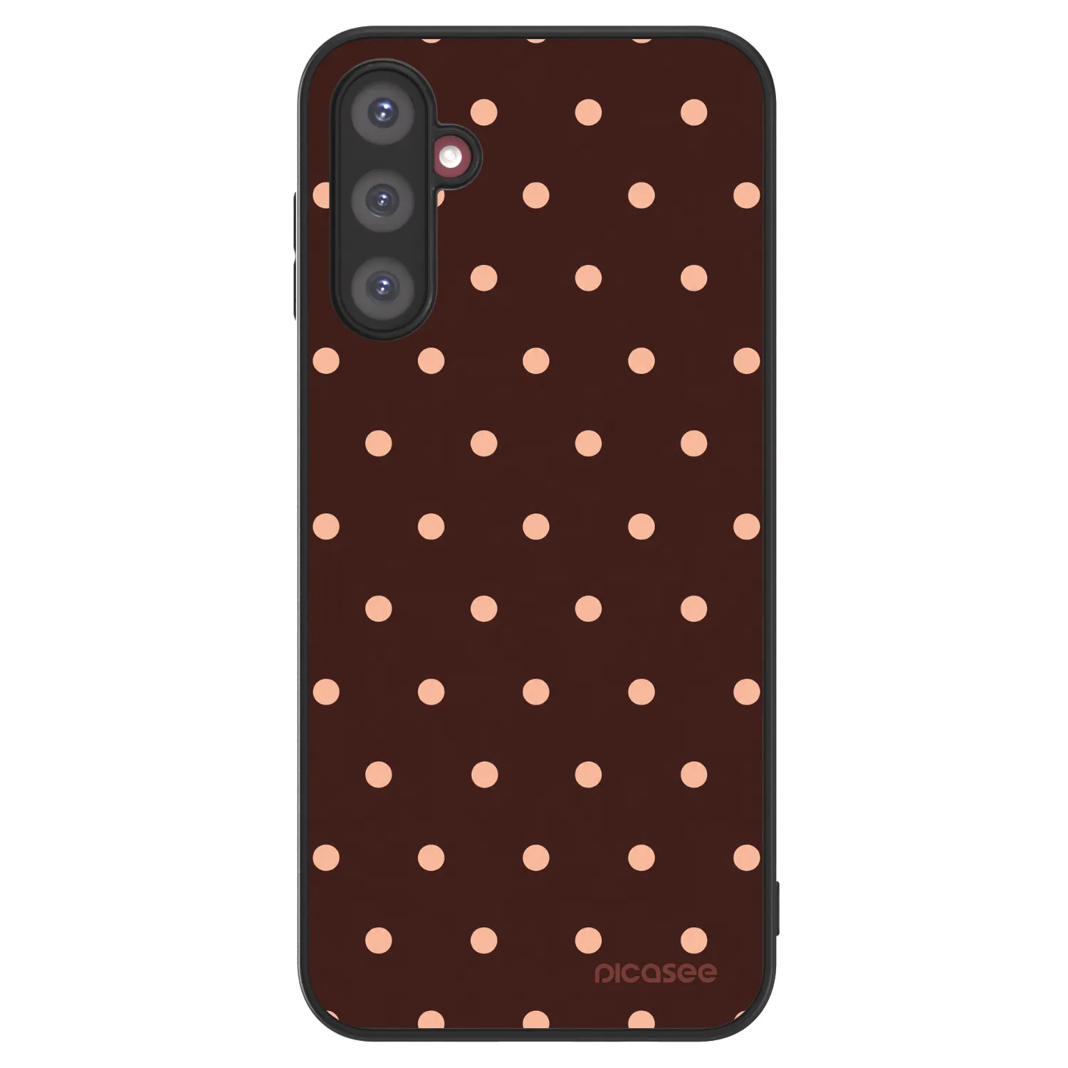 Picasee ULTIMATE CASE za Samsung Galaxy A14 5G A146P - Peach Dots & Chocolate