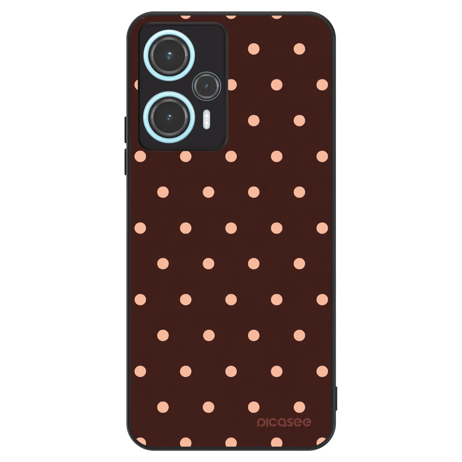Picasee ULTIMATE CASE za Xiaomi Poco F5 - Peach Dots & Chocolate
