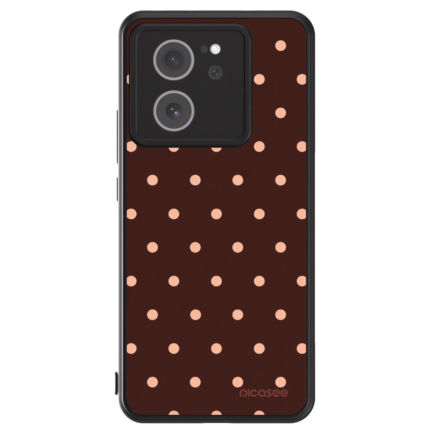 Picasee ULTIMATE CASE za Xiaomi 13T Pro - Peach Dots & Chocolate