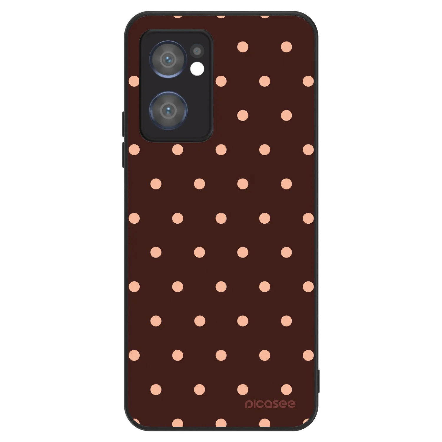 Picasee ULTIMATE CASE za OPPO Reno 7 5G - Peach Dots & Chocolate