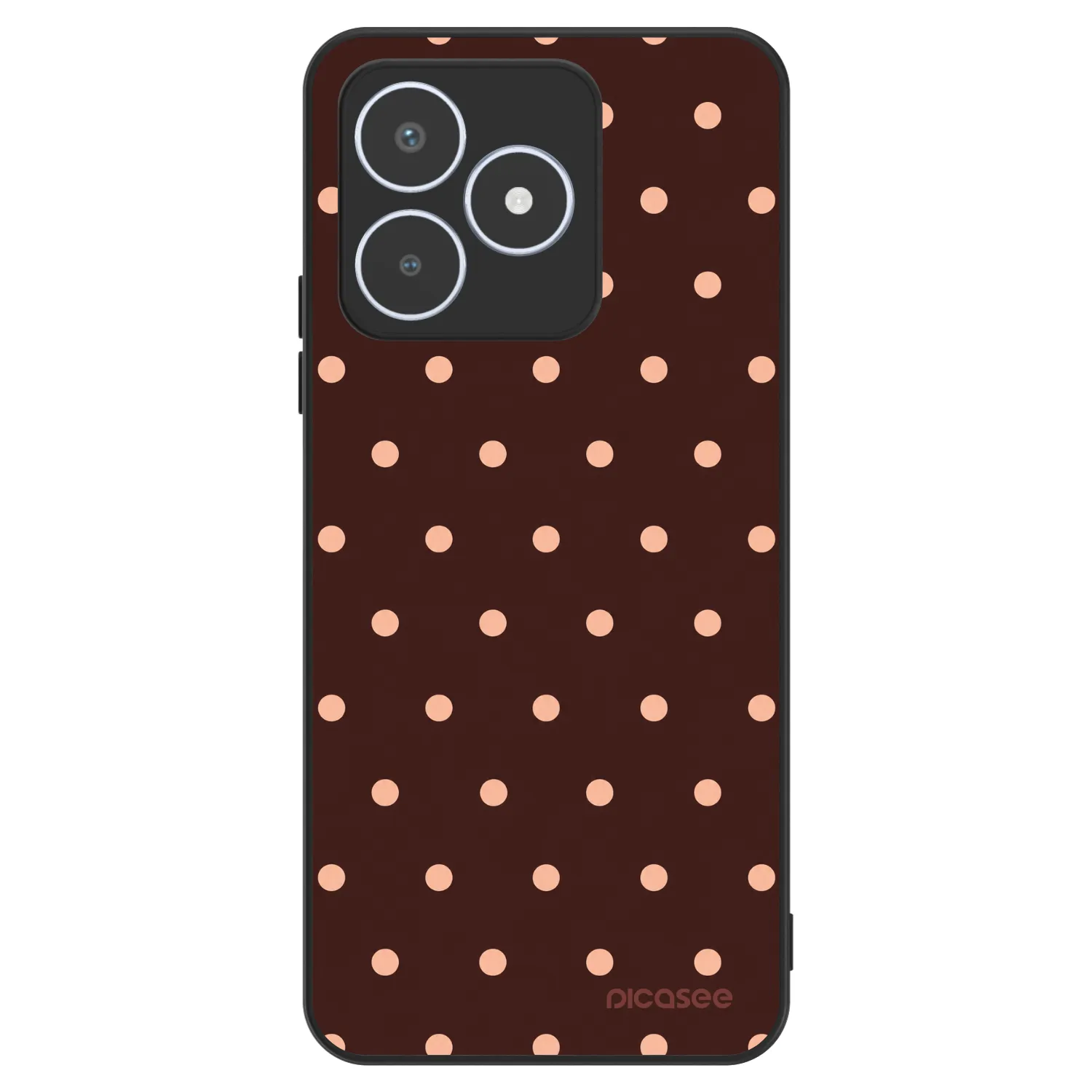 Picasee ULTIMATE CASE za Realme C53 - Peach Dots & Chocolate
