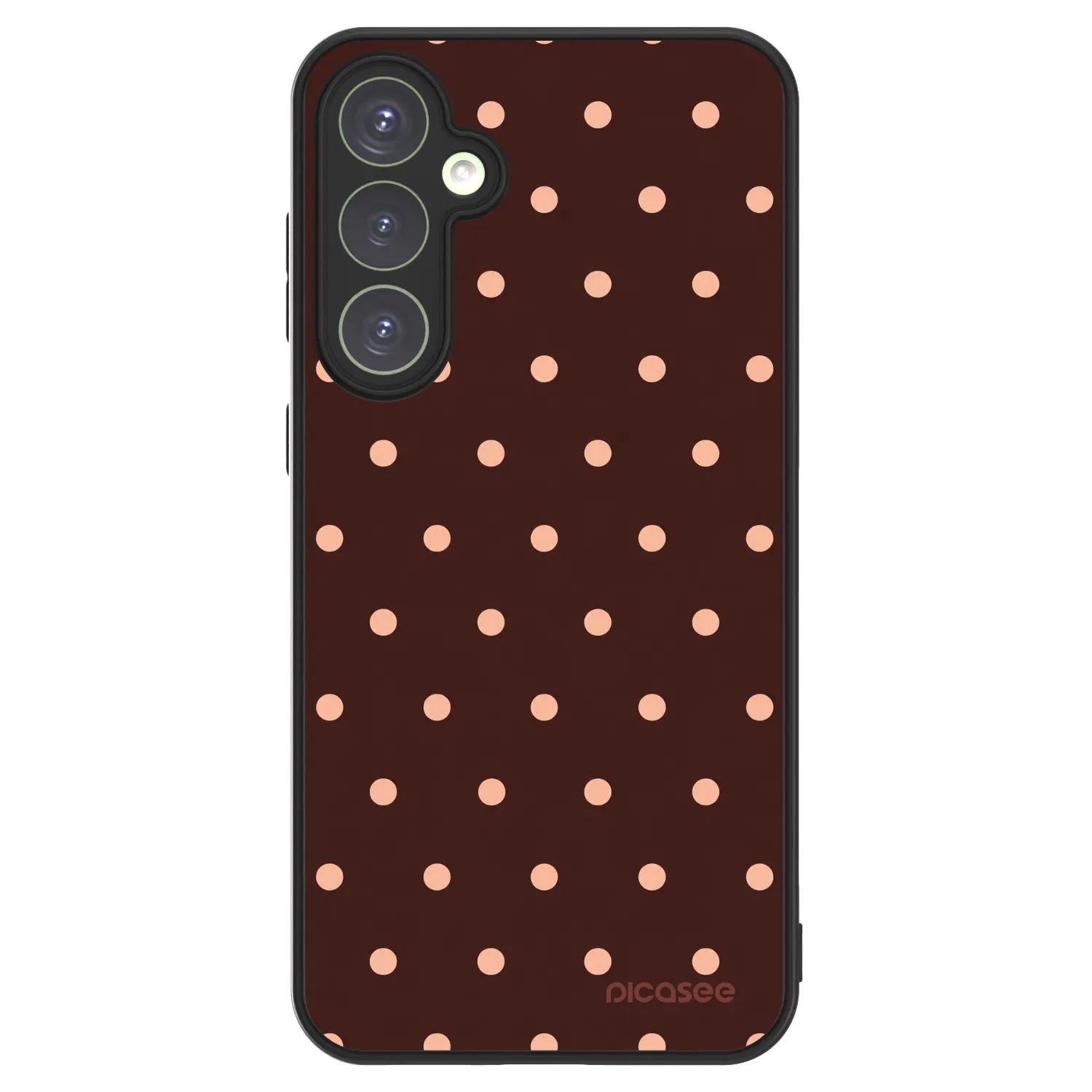 Picasee ULTIMATE CASE za Samsung Galaxy S23 FE S711B - Peach Dots & Chocolate