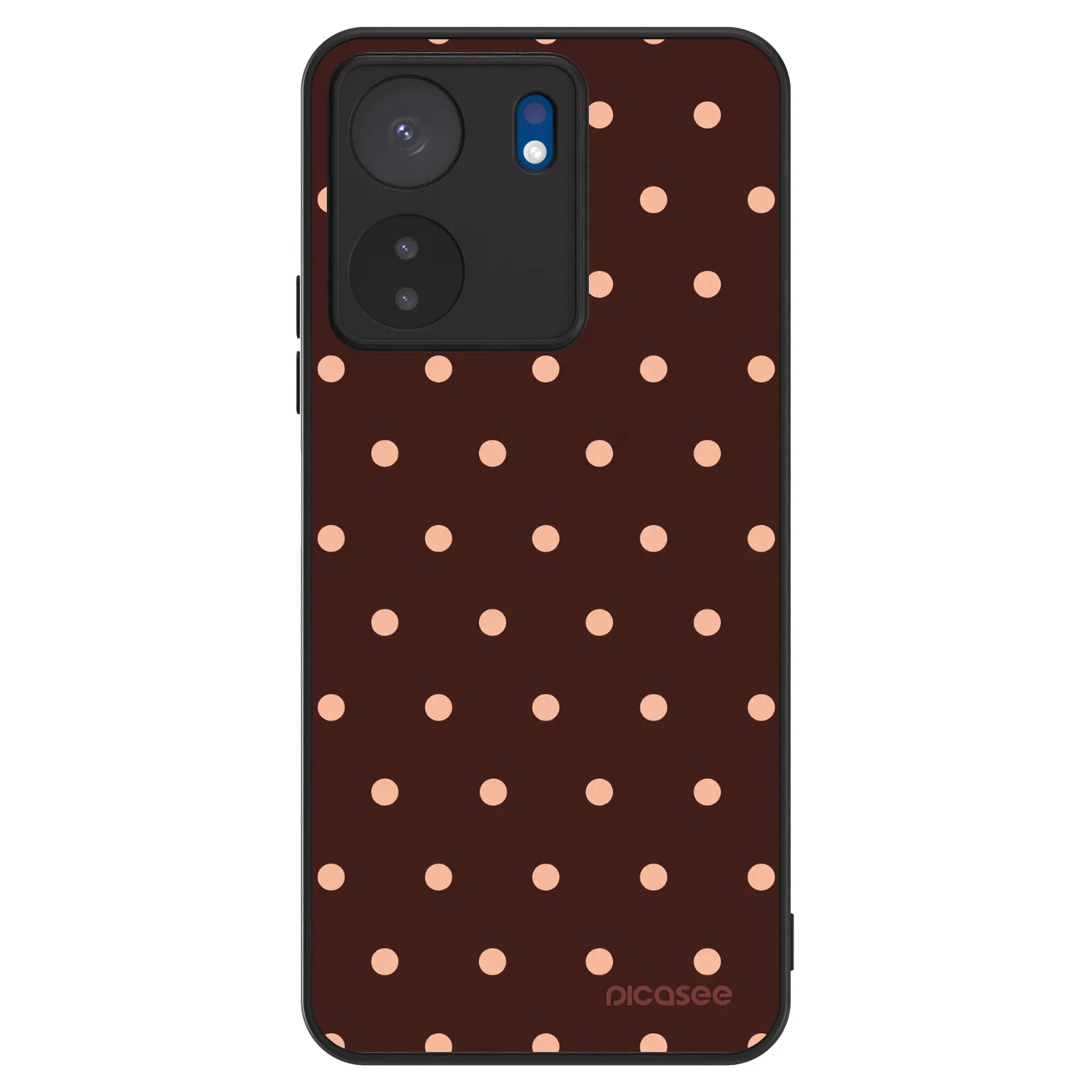 Picasee ULTIMATE CASE za Xiaomi Redmi 13C 4G - Peach Dots & Chocolate