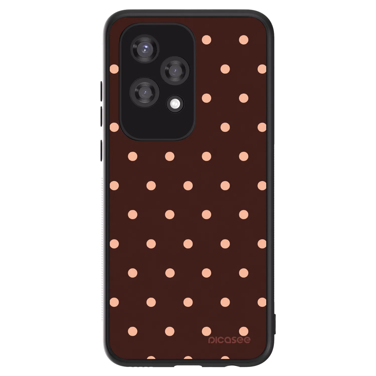 Picasee ULTIMATE CASE za Honor 200 Lite - Peach Dots & Chocolate