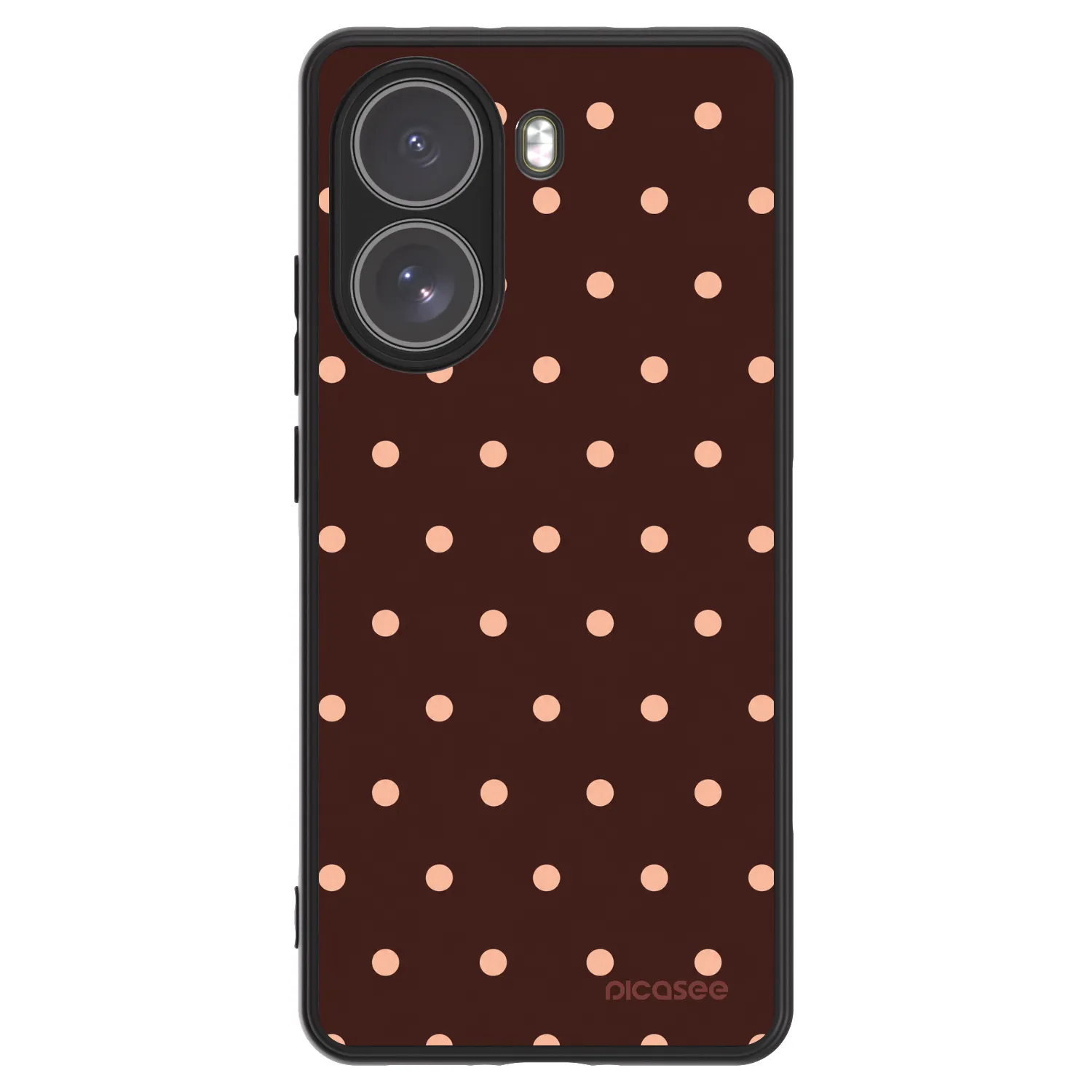 Picasee ULTIMATE CASE za Xiaomi Poco X7 - Peach Dots & Chocolate