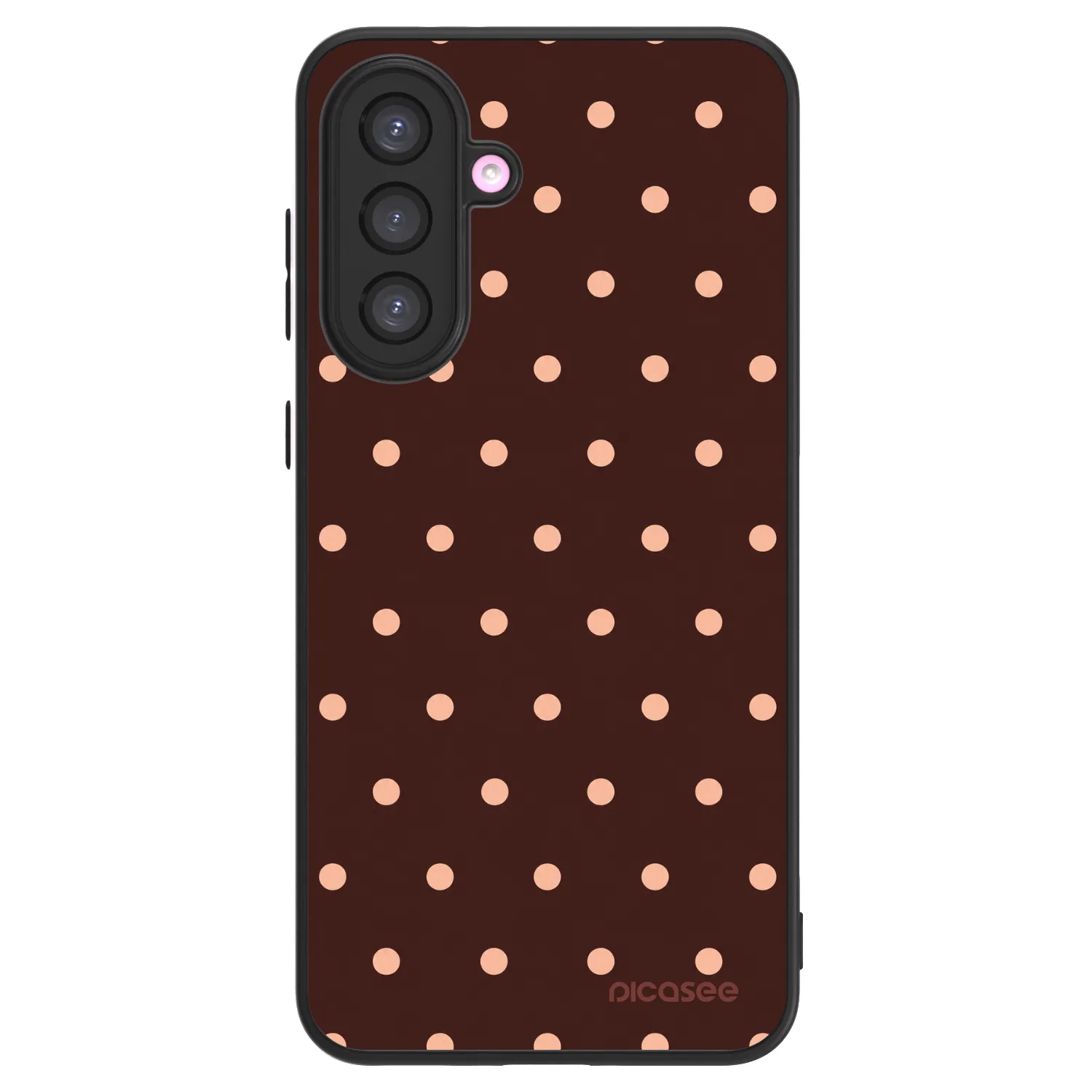 Picasee ULTIMATE CASE za Samsung Galaxy A56 5G A566B - Peach Dots & Chocolate