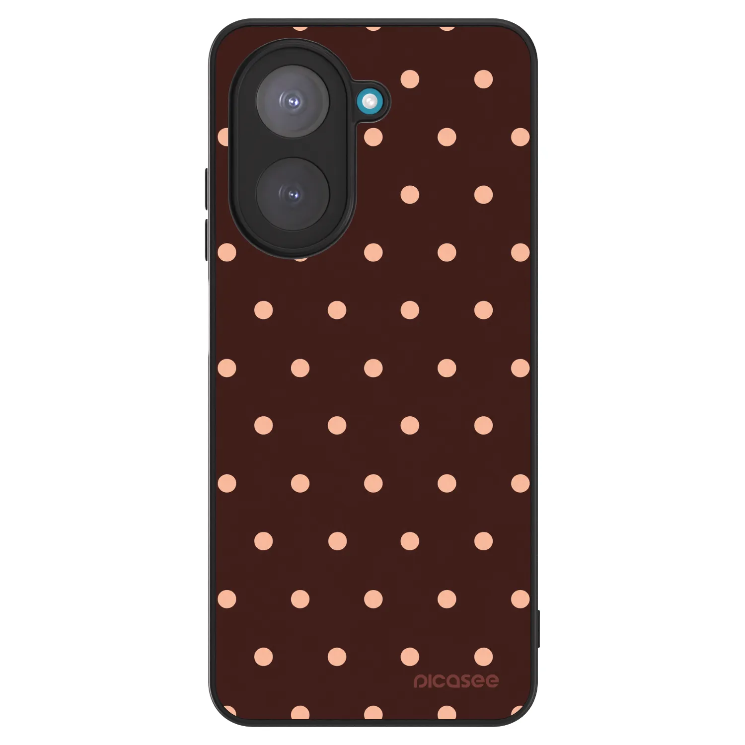 Picasee ULTIMATE CASE za Xiaomi Redmi A5 - Peach Dots & Chocolate