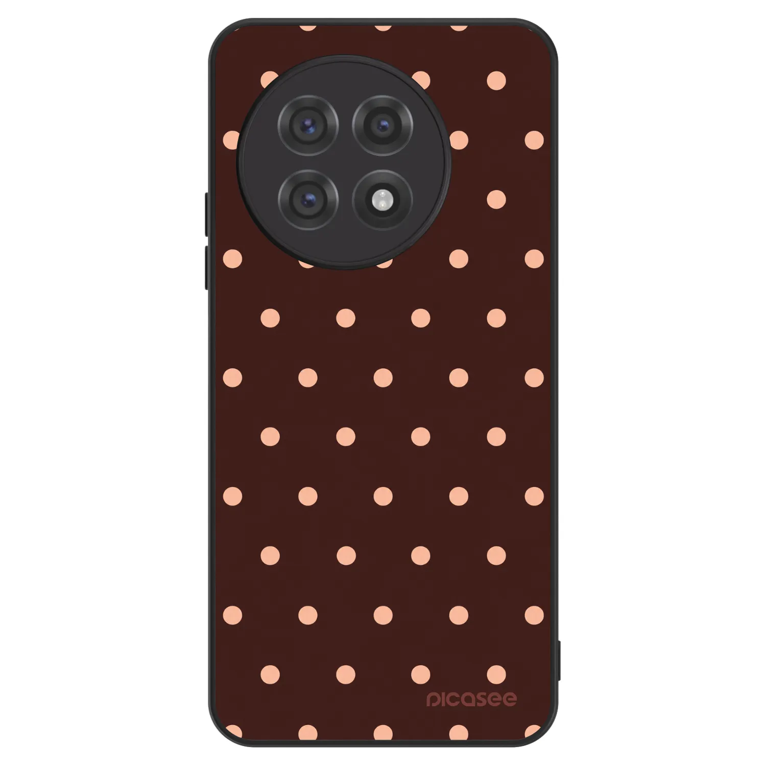 Picasee ULTIMATE CASE za OnePlus 13R 5G - Peach Dots & Chocolate