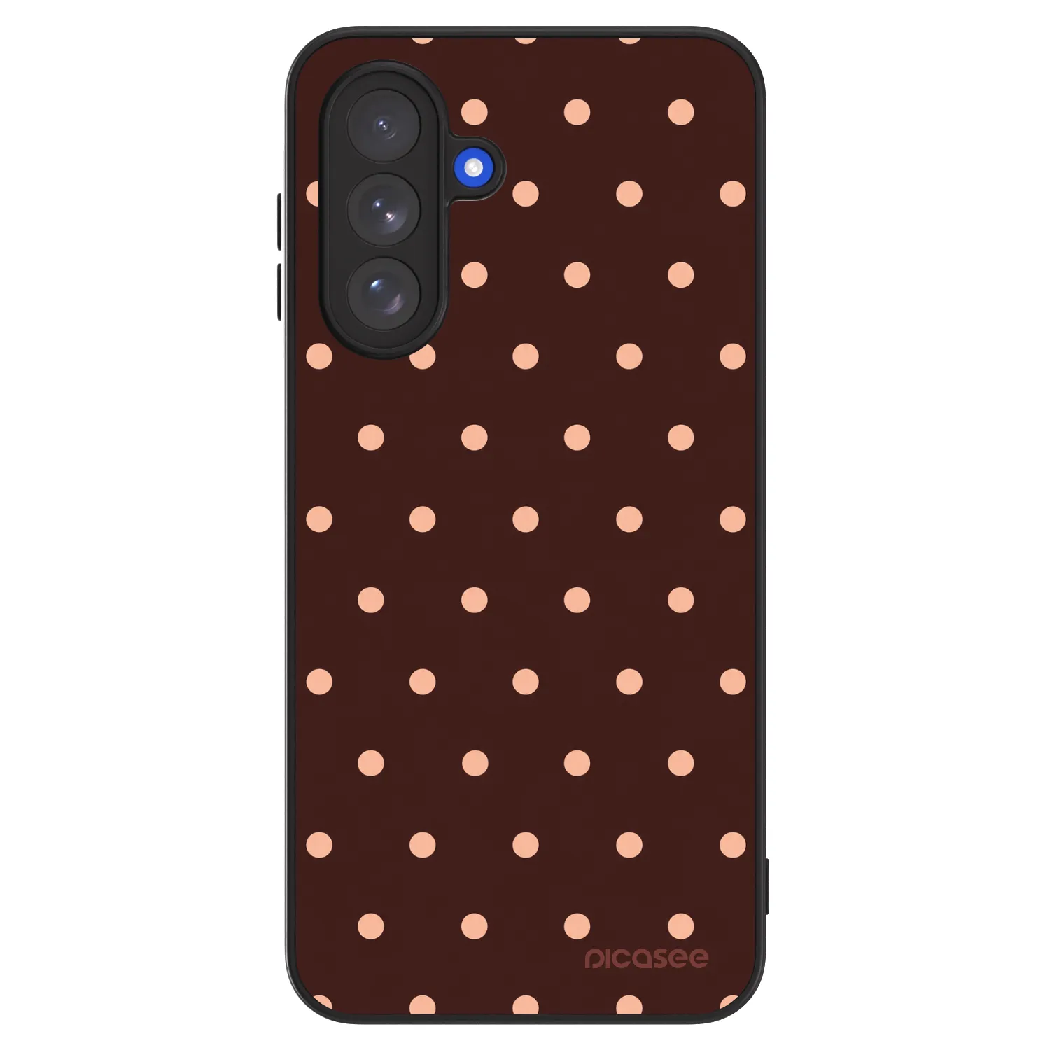 Picasee ULTIMATE CASE za Samsung Galaxy A17 5G - Peach Dots & Chocolate