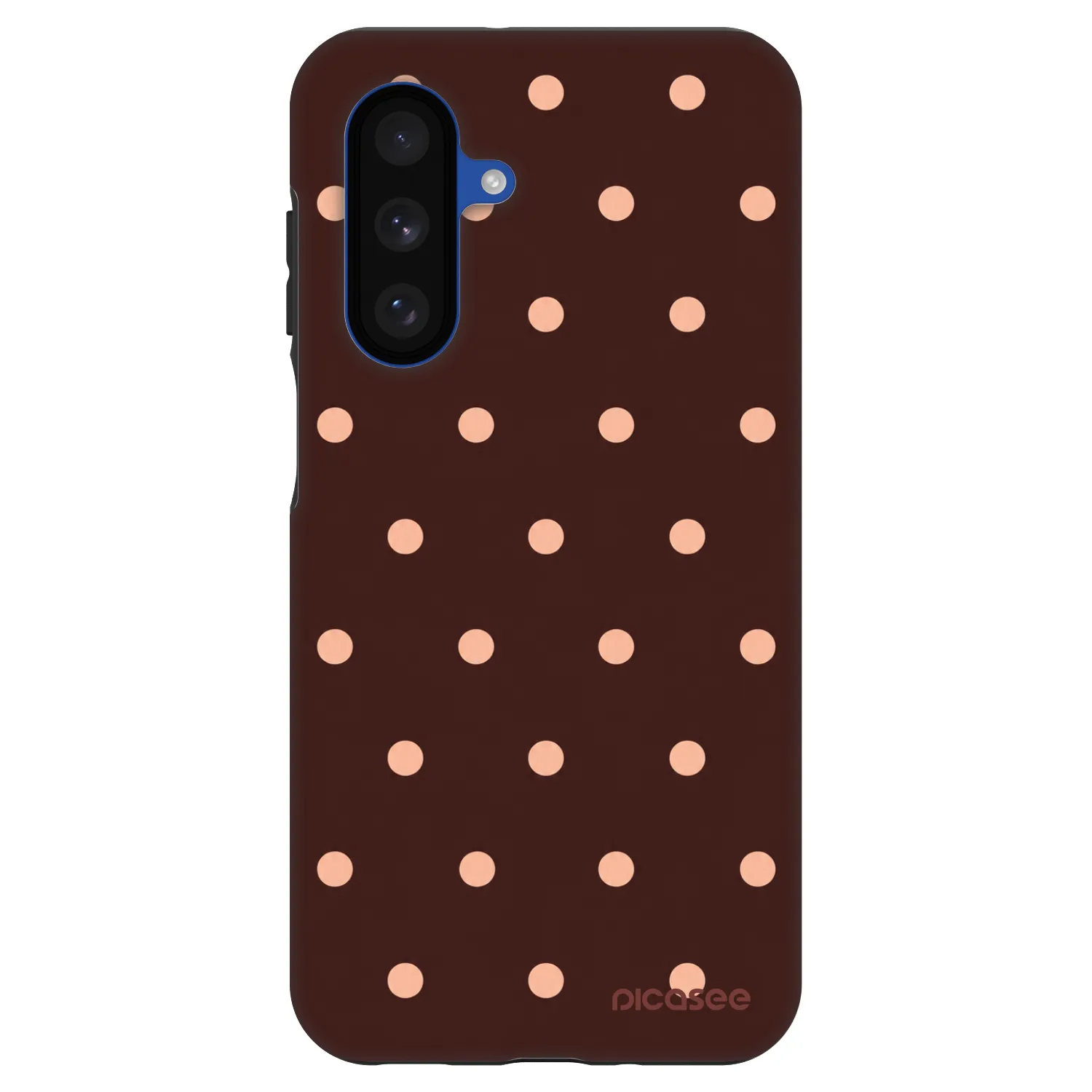 Picasee Fashion Case za Samsung Galaxy A17 5G - Peach Dots & Chocolate