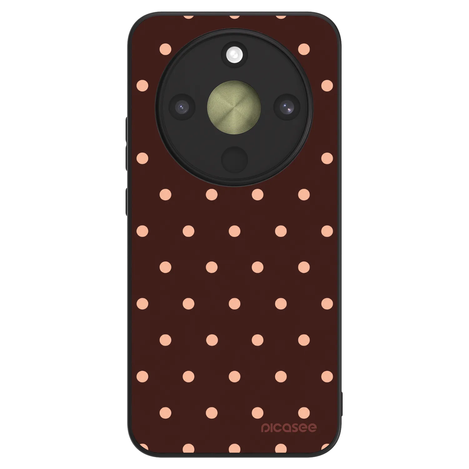Picasee ULTIMATE CASE za Honor Magic8 Lite 5G - Peach Dots & Chocolate