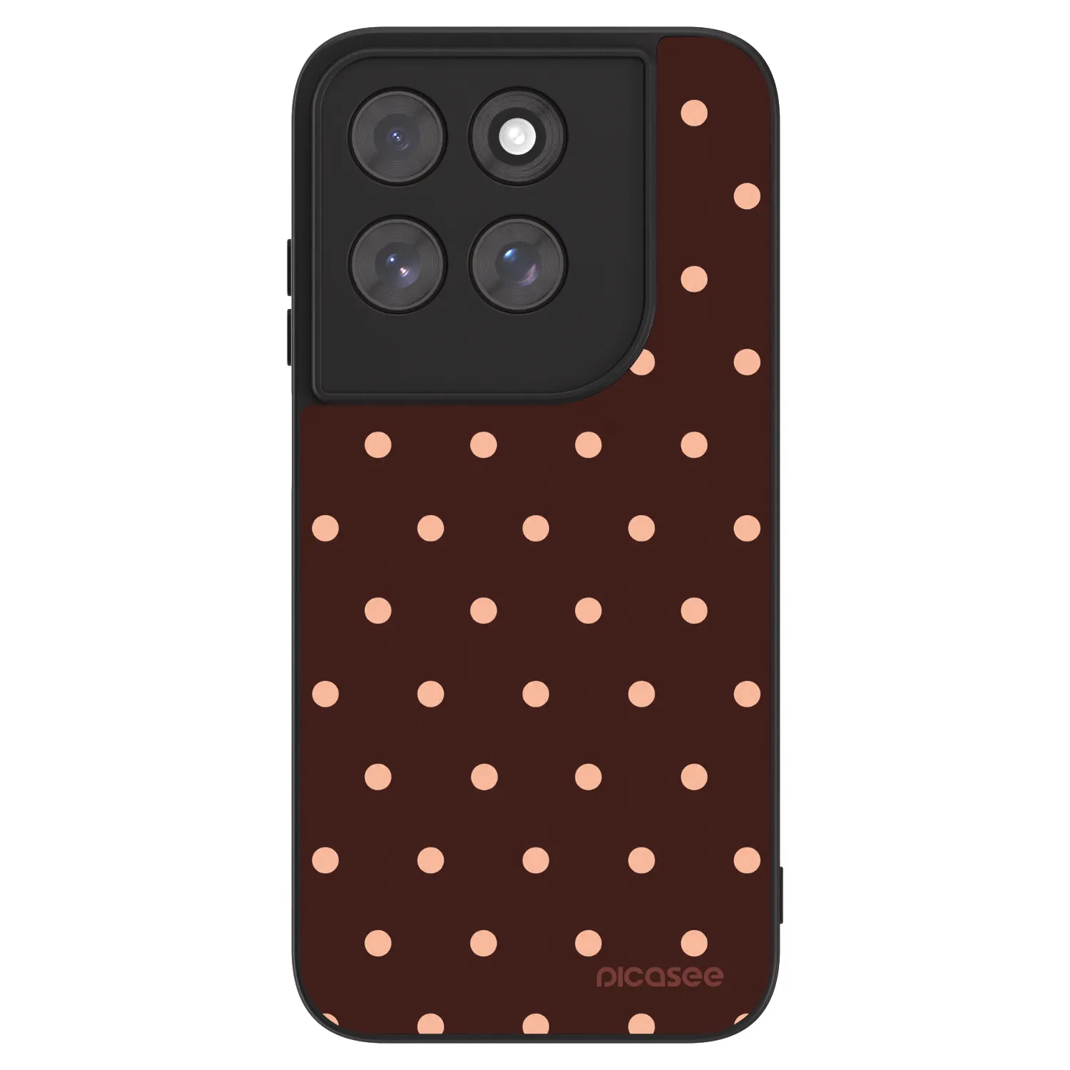 Picasee ULTIMATE CASE za Motorola Moto G77 - Peach Dots & Chocolate
