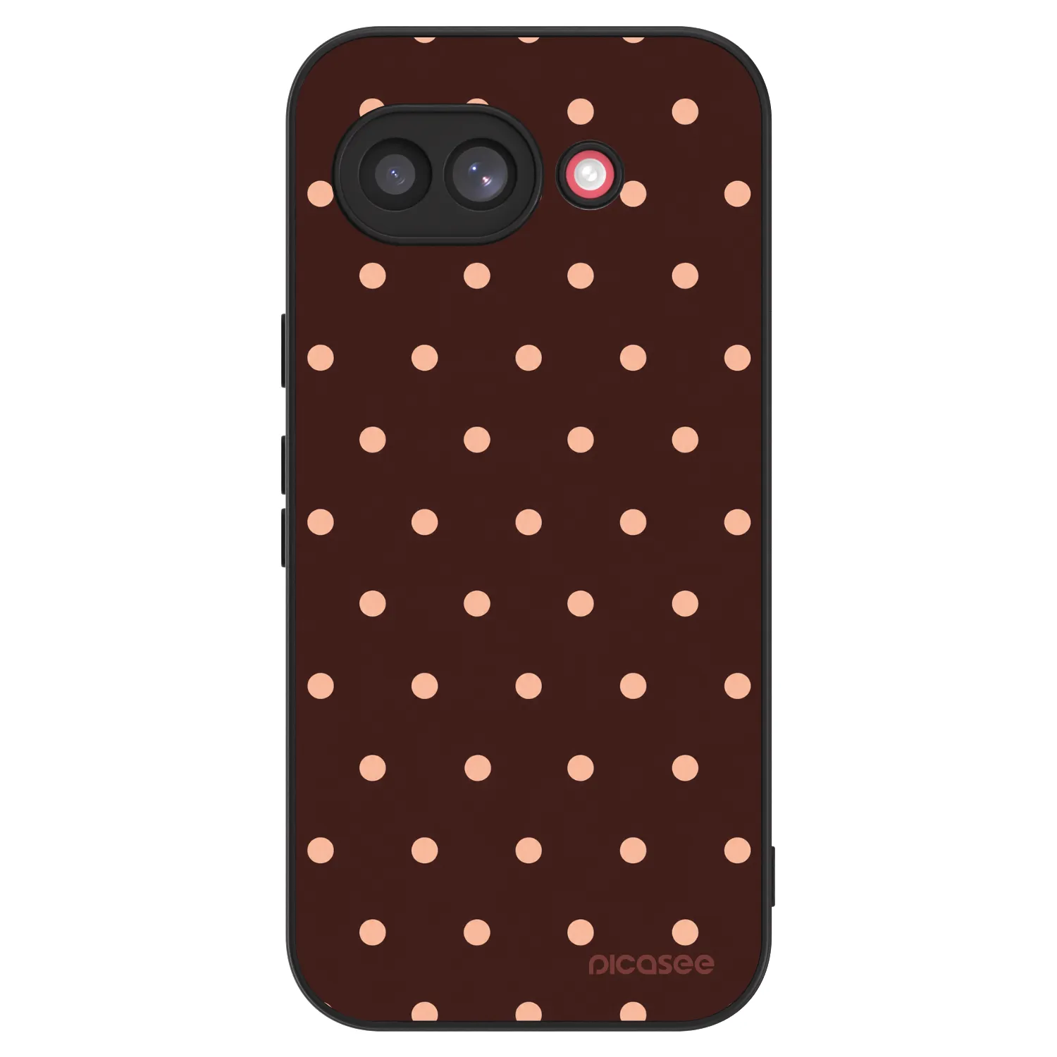 Picasee ULTIMATE CASE za Google Pixel 10a - Peach Dots & Chocolate