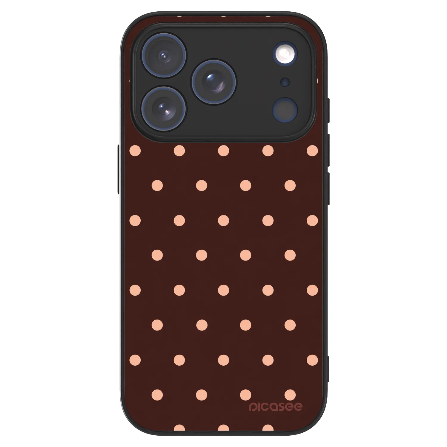 Picasee ULTIMATE CASE MagSafe za Apple iPhone 18 Pro - Peach Dots & Chocolate