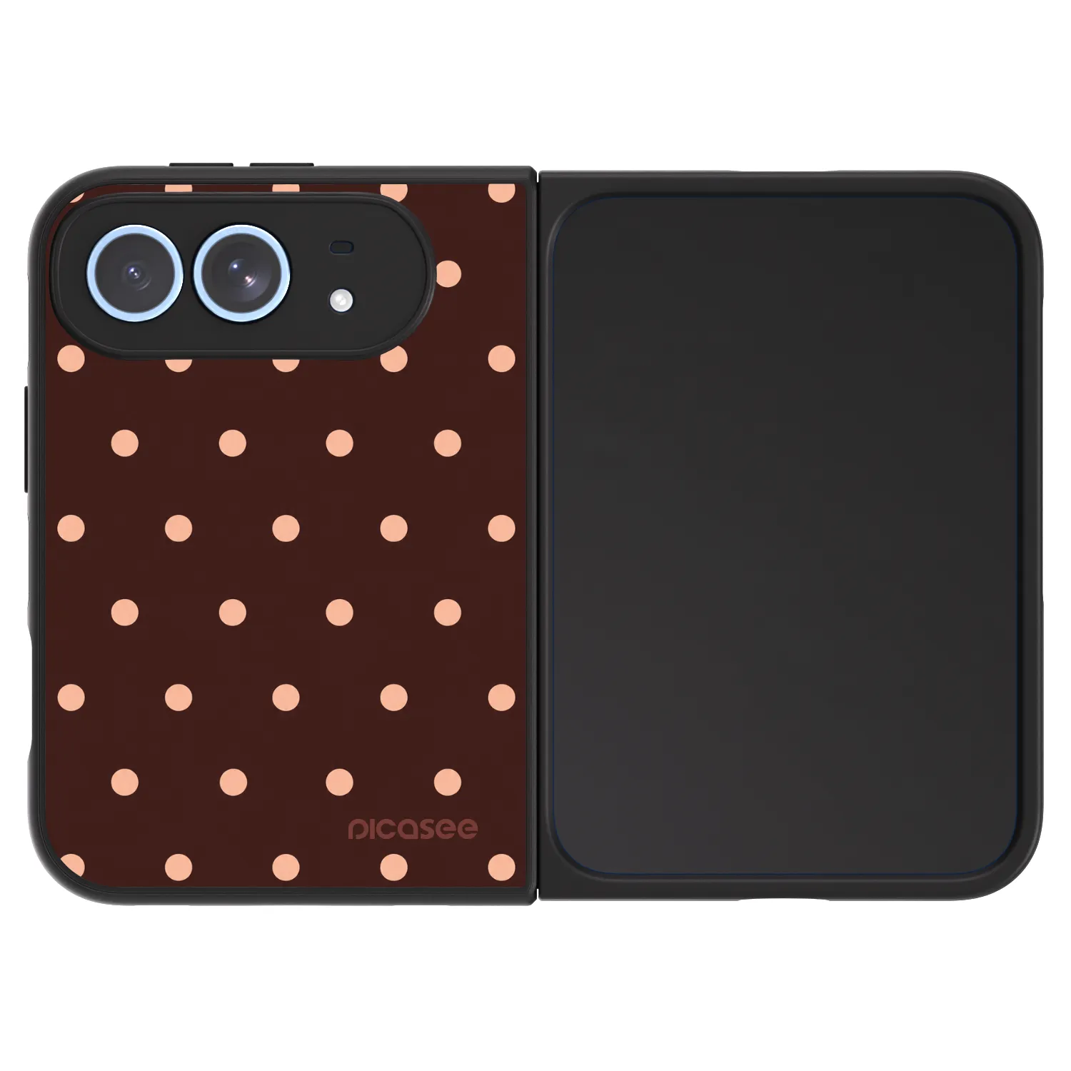 Picasee ULTIMATE CASE MagSafe za Apple iPhone Duo - Peach Dots & Chocolate