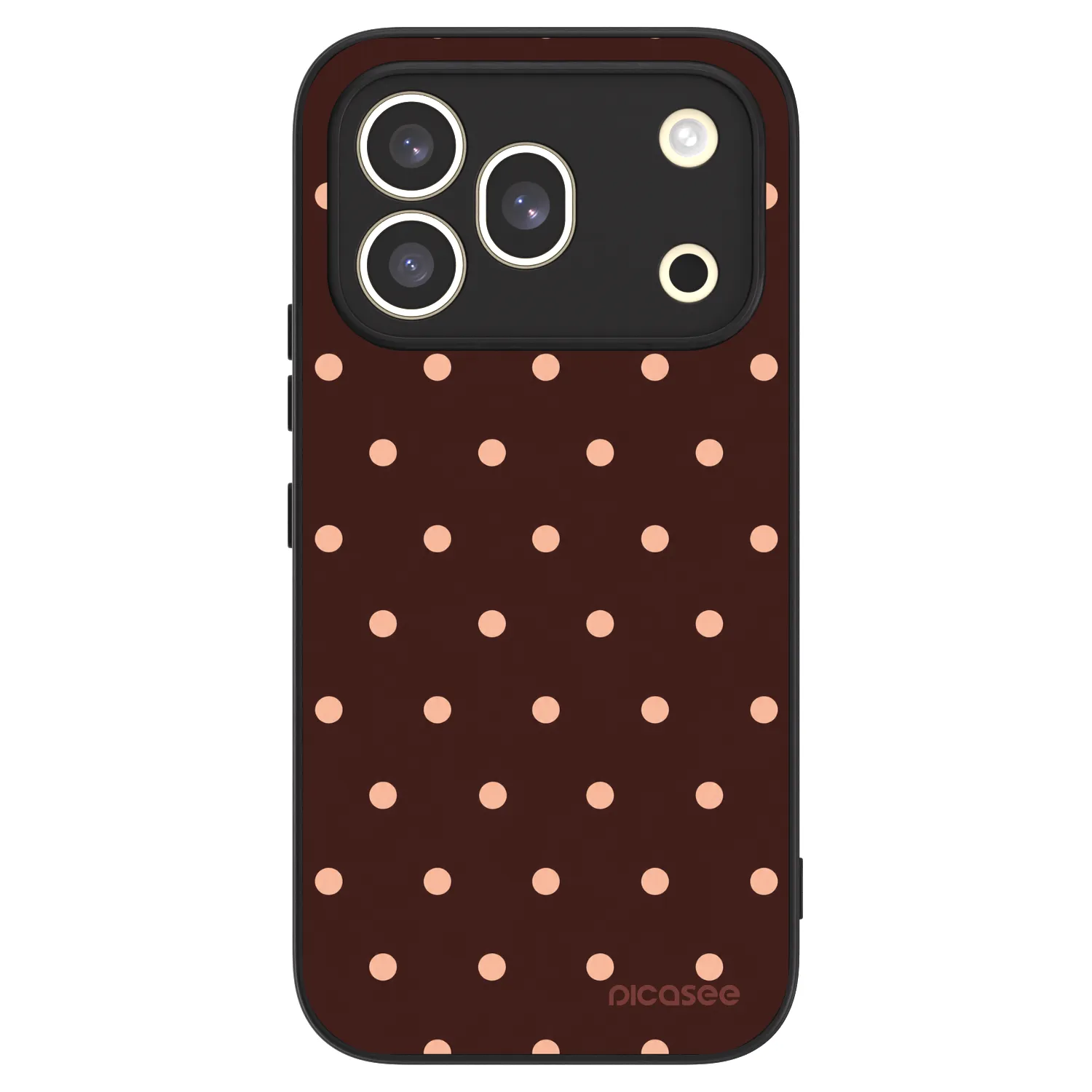 Picasee ULTIMATE CASE za Honor 600 Pro - Peach Dots & Chocolate