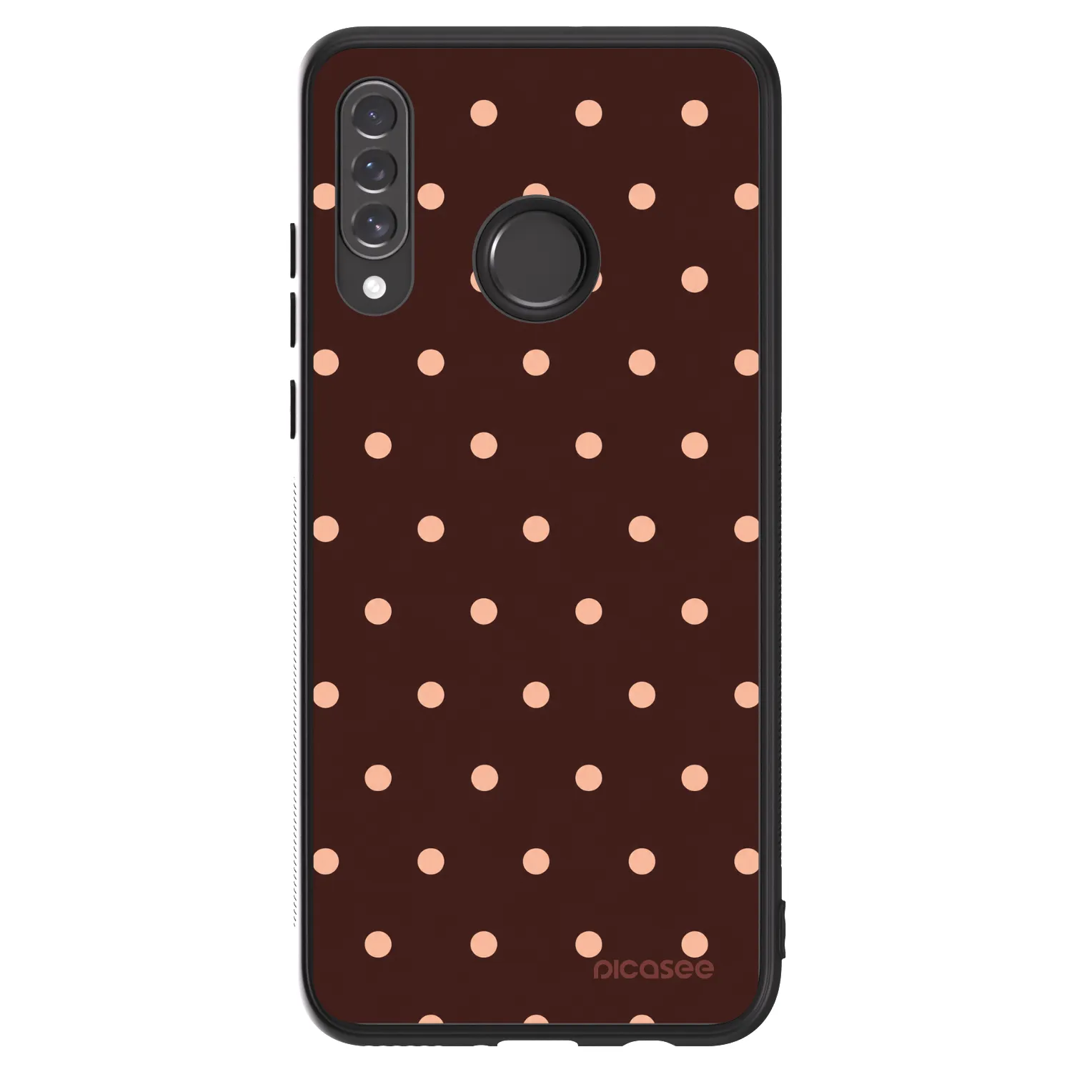 Picasee ULTIMATE CASE za Huawei P30 Lite - Peach Dots & Chocolate