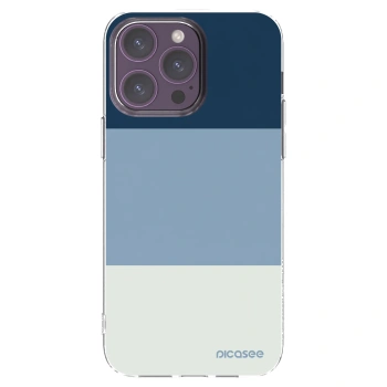 Picasee silikonski prozorni ovitek za Apple iPhone 14 Pro Max - Coastal Blue