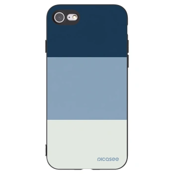Picasee silikonski črni ovitek za Apple iPhone 7 - Coastal Blue