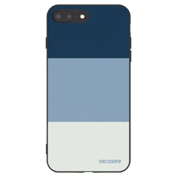 Picasee silikonski črni ovitek za Apple iPhone 8 Plus - Coastal Blue
