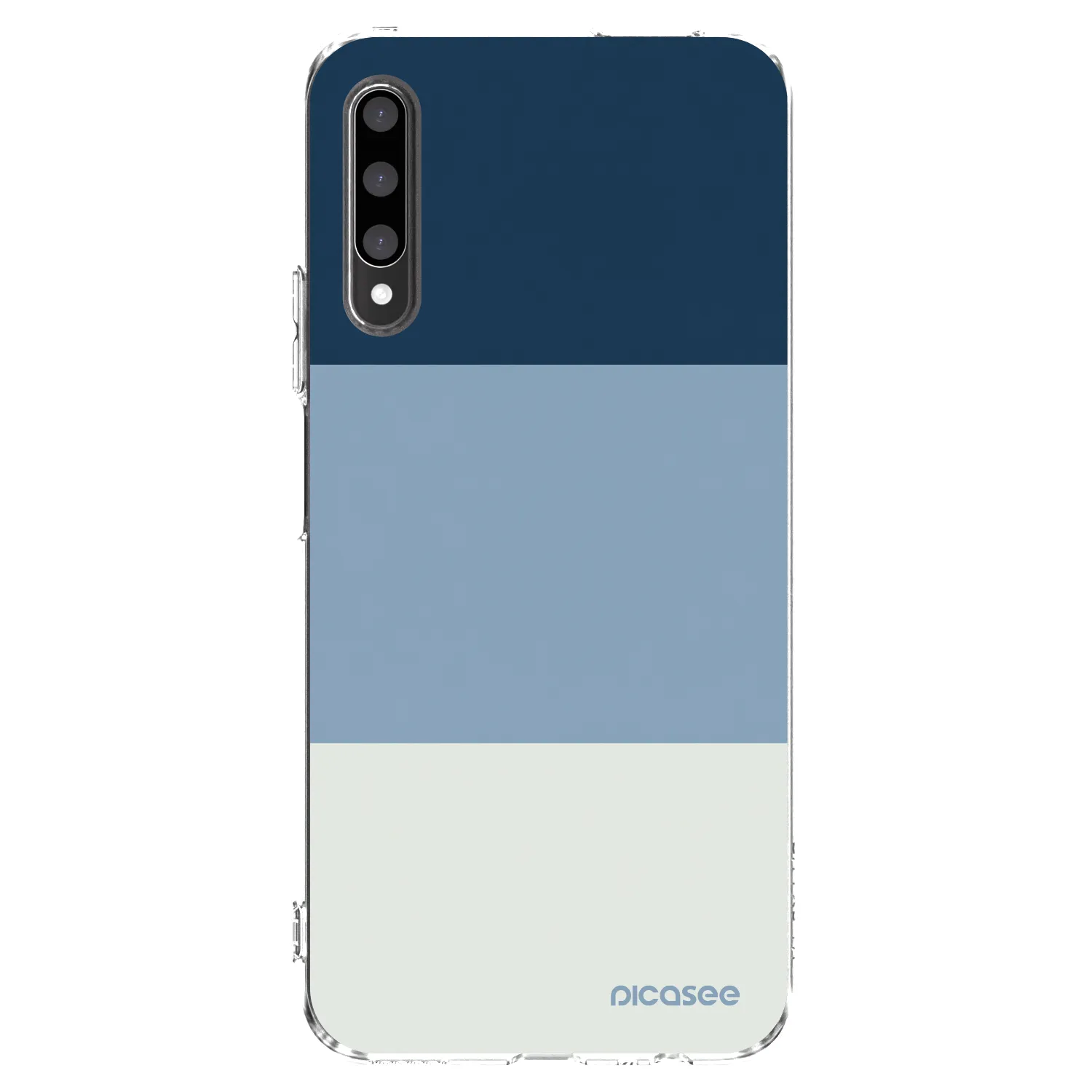 Picasee silikonski prozorni ovitek za Honor 9X Pro - Coastal Blue