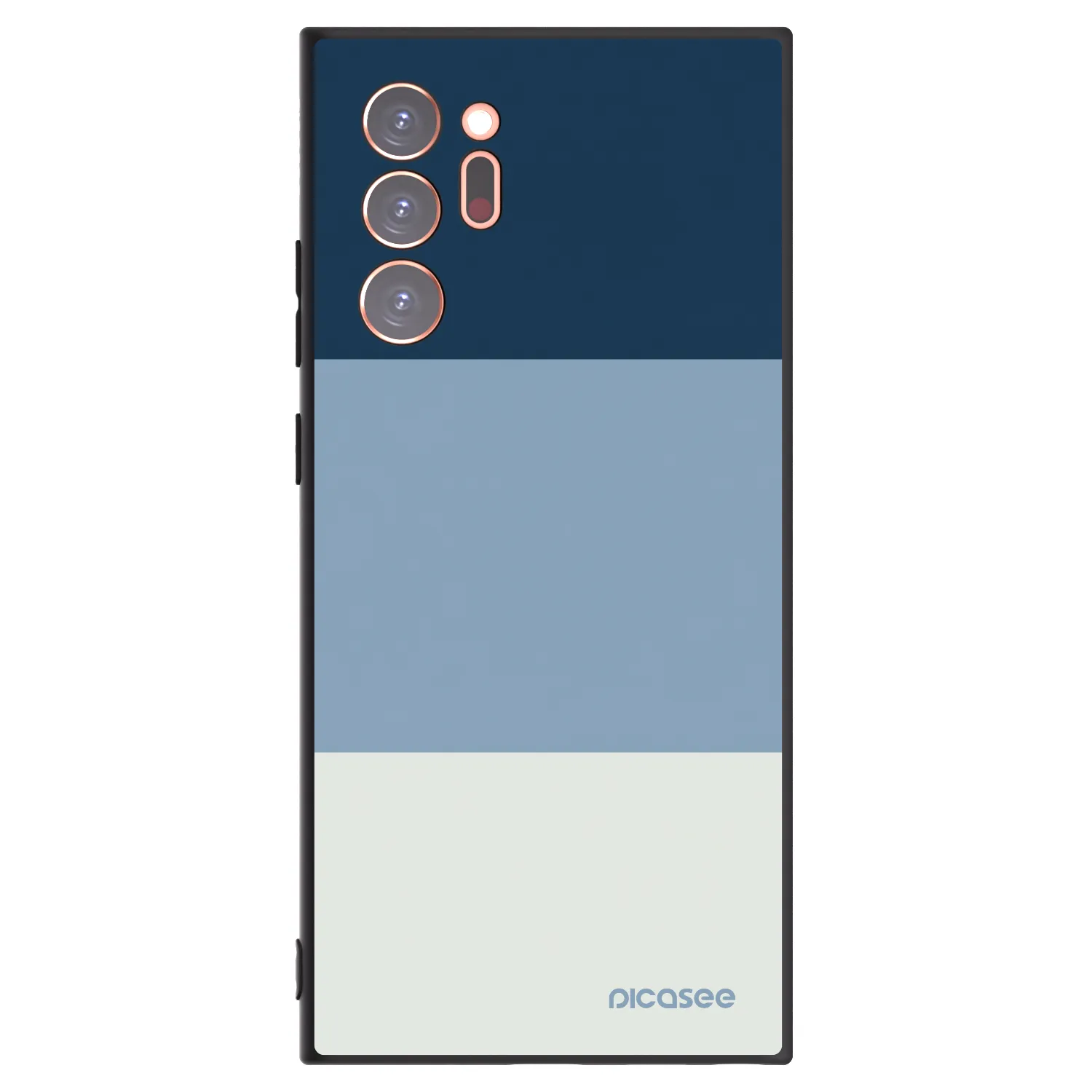 Picasee silikonski črni ovitek za Samsung Galaxy Note 20 Ultra - Coastal Blue