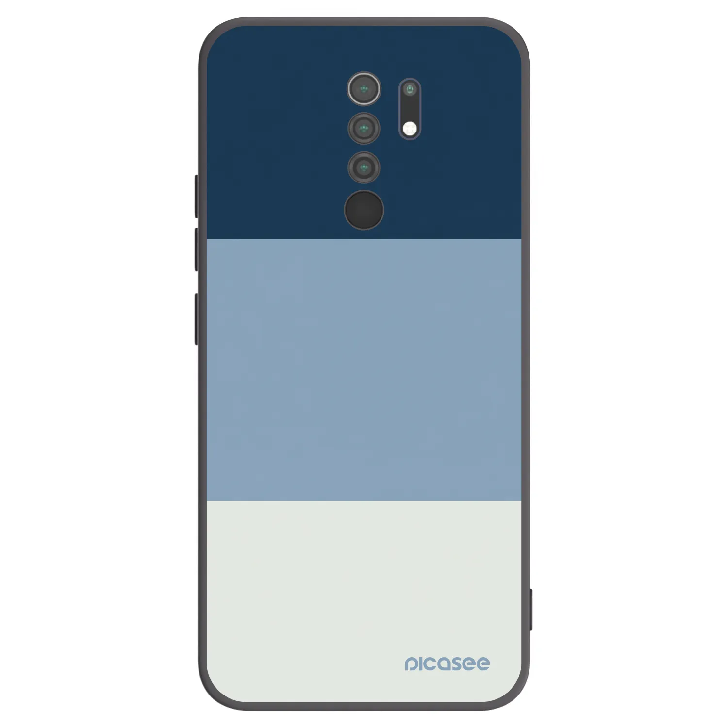 Picasee silikonski črni ovitek za Xiaomi Redmi 9 - Coastal Blue
