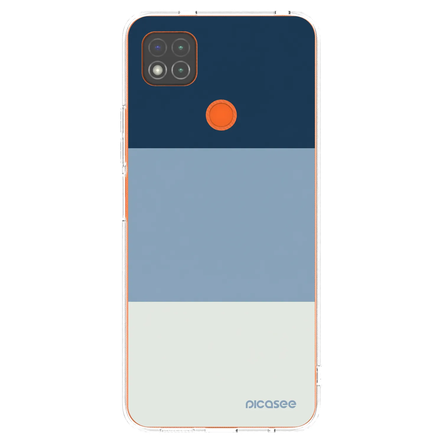 Picasee silikonski prozorni ovitek za Xiaomi Redmi 9C - Coastal Blue